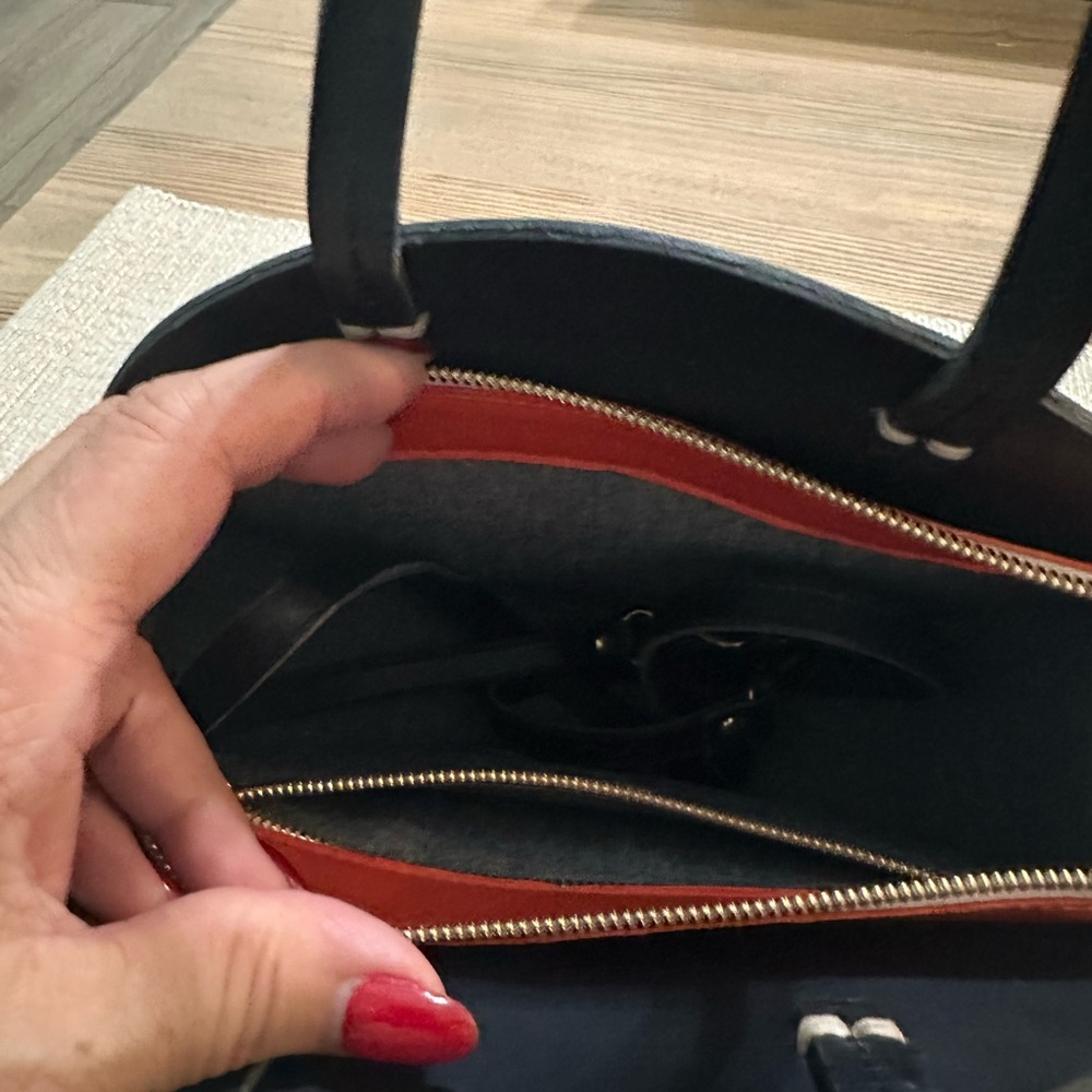 Clare V Black and Red Mini Bag - Picture 4 of 8